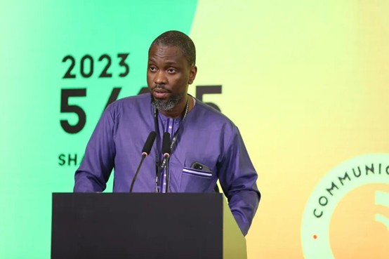 Kambale Musavuli at the "Global South International Communication Forum (2023)